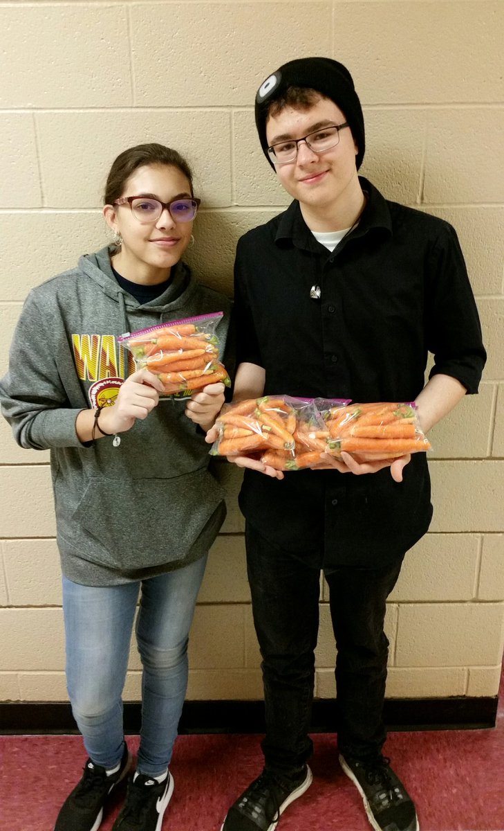 wnchem's tweet photo. Special thanks to these 2 terrific students for watering our >24,000 carrots this fall.  Their daily commitment allowed us to enjoy today's harvest. #IrrigationTeam #SustainedEffort
#WNHSgardens https://t.co/XARVPHCcpx
