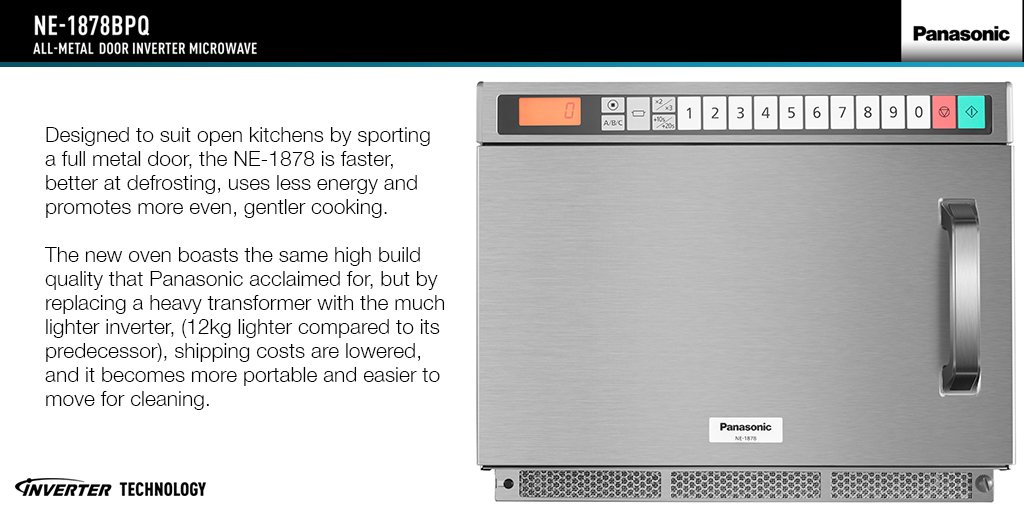 Faster, gentler cooking, even 12 kg lighter!
ow.ly/Ik3230ndp2J

Contact your commercial kitchen equipment supplier to find out more.