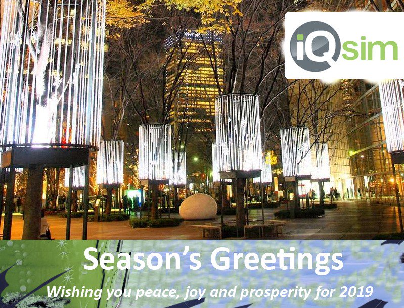 Toute l'équipe iQsim vous souhaite une très bonne année 2019 !
The iQsim team wishes you a hppy new year 2019!
