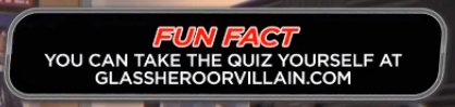 LiveFunFacts's tweet photo. I got villain. #ColliderLive https://t.co/YGY39aSJas