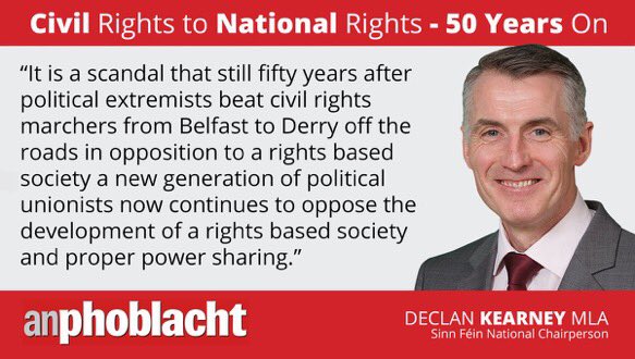 'The extremists within political unionism must not be allowed to hold back change.'
#CivilRights 
#NationalRights 

anphoblacht.com/contents/27512