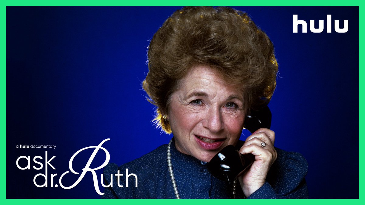 Ask Dr. Ruth on Twitter: "Trailer premiere for #AskDrRuth! The film