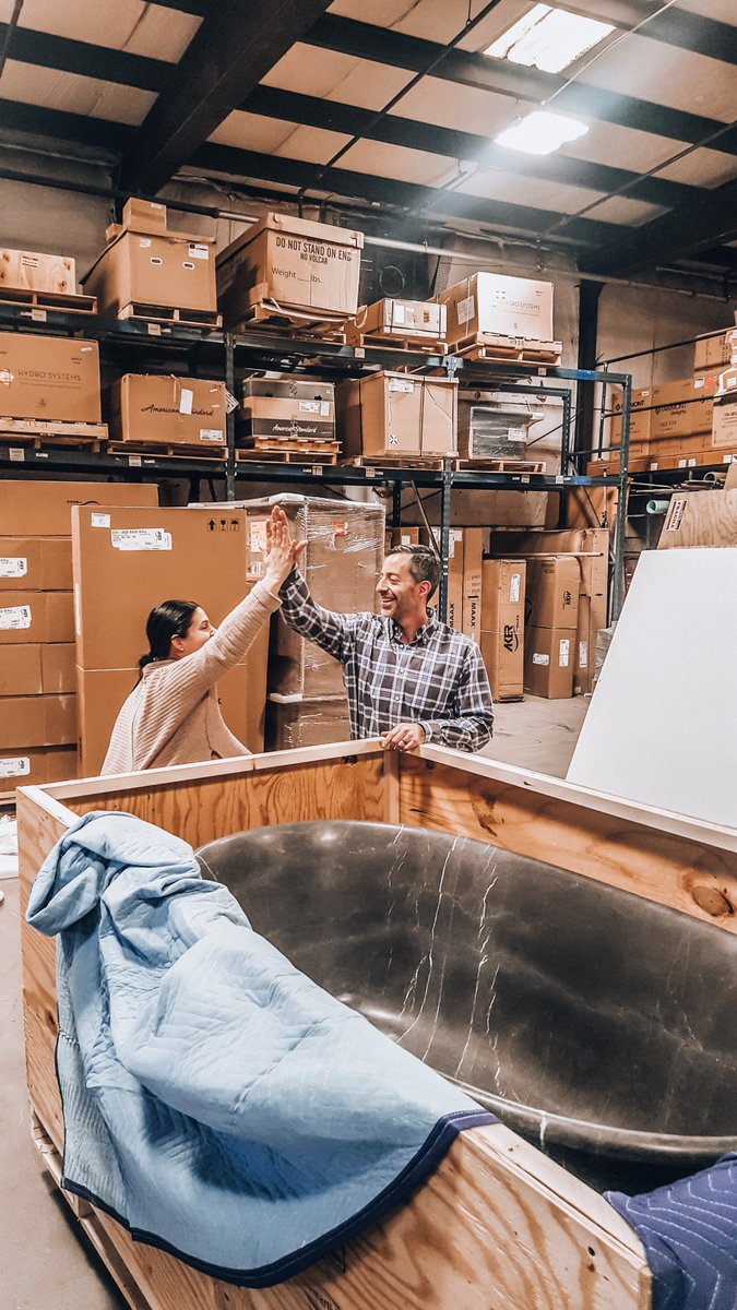 DesignerBath's tweet image. Coming soon to Designer Bath #Watertown! An incredible tub from @StoneForestNM has just landed in our Beverly warehouse and we couldn’t be more excited to get this one-of-a-kind masterpiece on display!