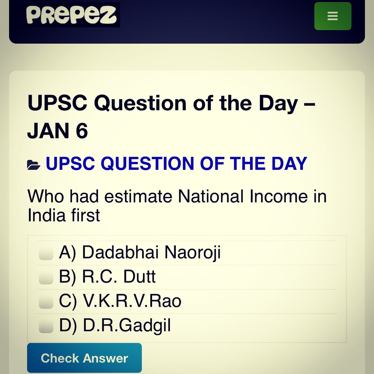 prepez's tweet photo. #UPSC question of the day for Jan 6, 2019. For correct answers, please visit:
https://t.co/JTwVOiRHYx
#questionoftheday #upscpreparation #upscexam #upsc2019 #upscias #civilservice #civilservices #ias https://t.co/oqafoTGKUv