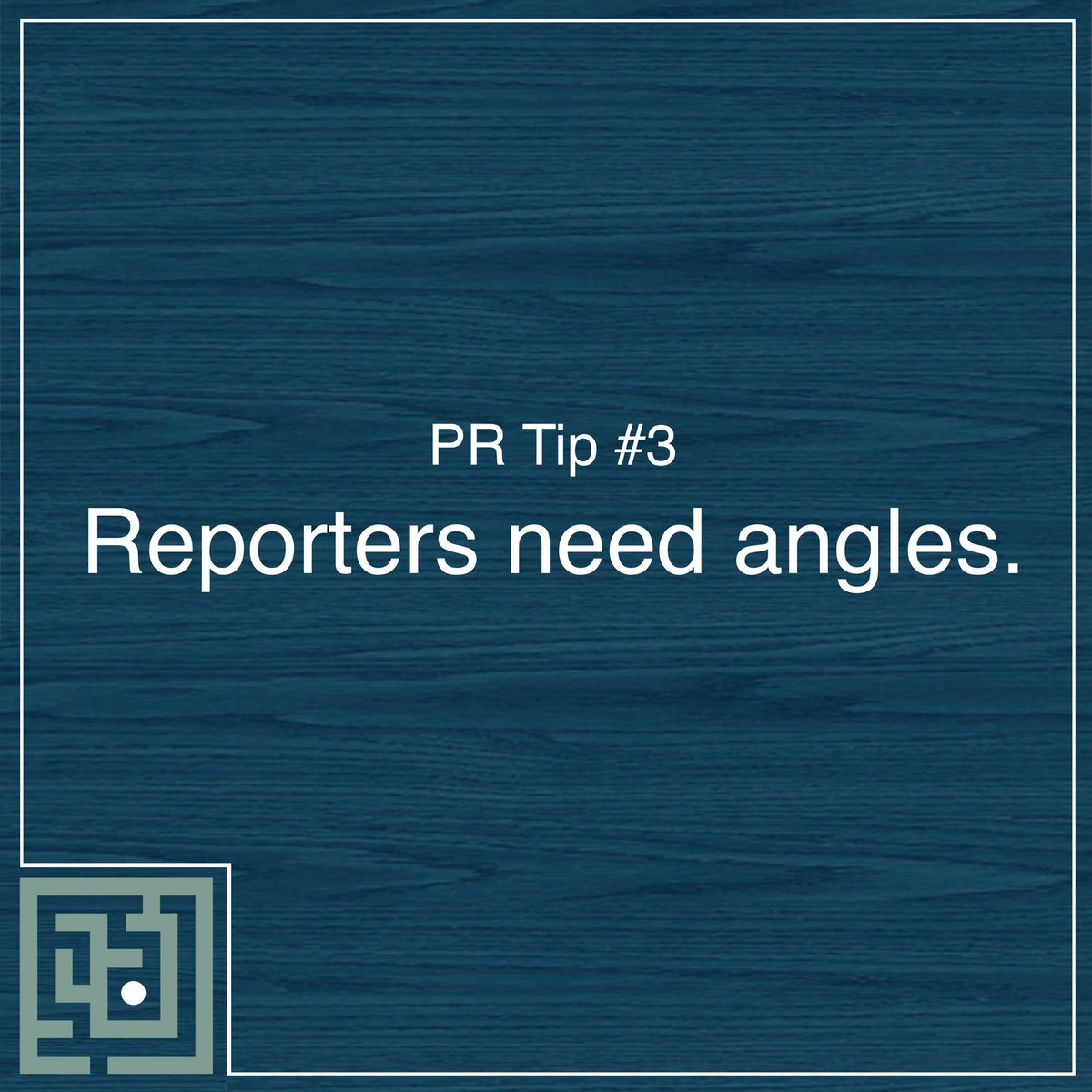CarrollStratPR's tweet photo. #TuesdayTip ✔️ The angle is the theme of a news story, the lens through which the reporter filters information. There can be several angles to a single news event. For the best chance at a story, present the strongest angle. #carrollstrategies #publicrelations #PRtip #albuquerque https://t.co/cWeZVxWGsU