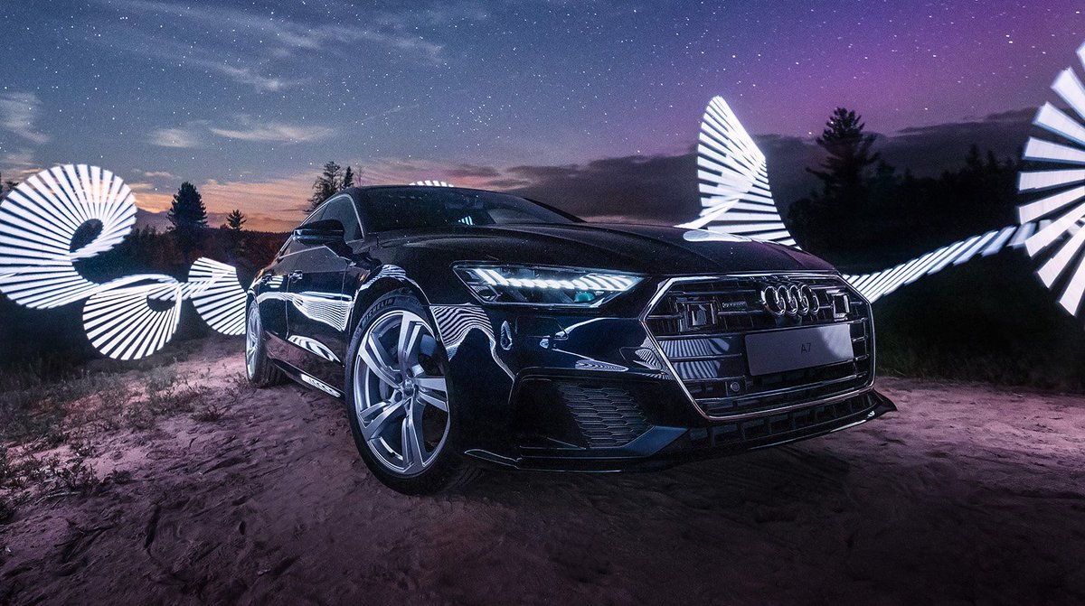 Trying to get a constellation named after us. #AudiA7
