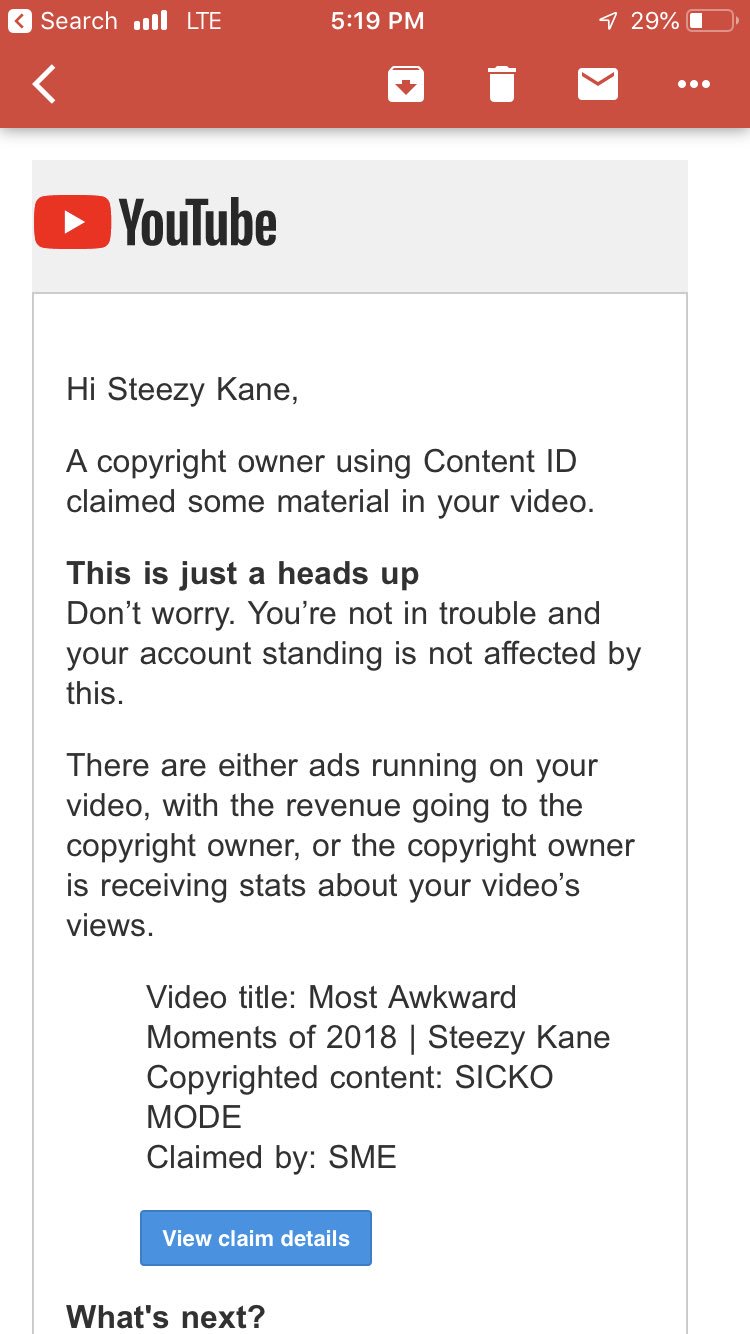 Steezzz💤 on X: &ldquo;@TeamYouTube my video (linked here: https://t.co 