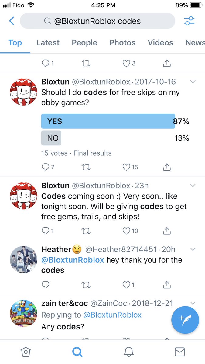 Bloxtunroblox Codes