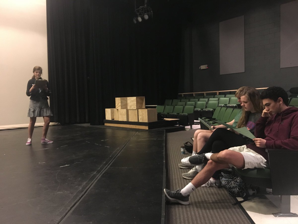 rogosich's tweet photo. Why will tomorrow’s 2:15pm Freshman Assembly go well? Because seniors were practicing at 7:30 am when no one was looking. #cgengage https://t.co/wh8hYsb3gt