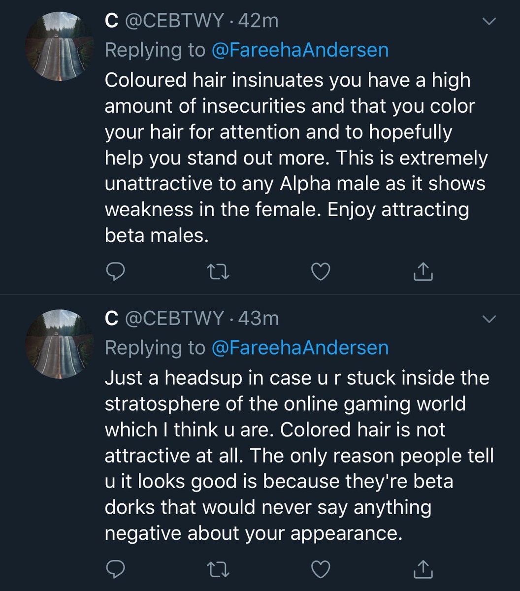 pffft Are you sure I’M the one with insecurities, mister ‘Alpha male’?