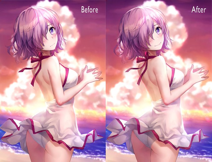 レータッチ後いかがですか。今度はマシュ。#fgo #FateGO 