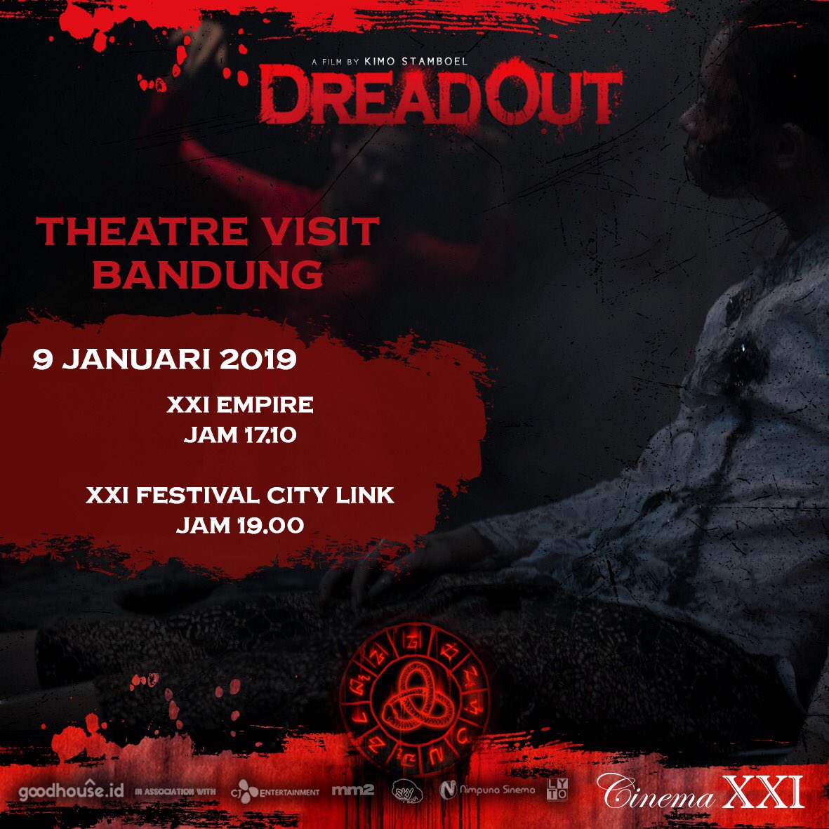BANDUNG sudah siap? #DreadOutTheMovie #TheatreVisitDREADOUT lagi yuk ;)