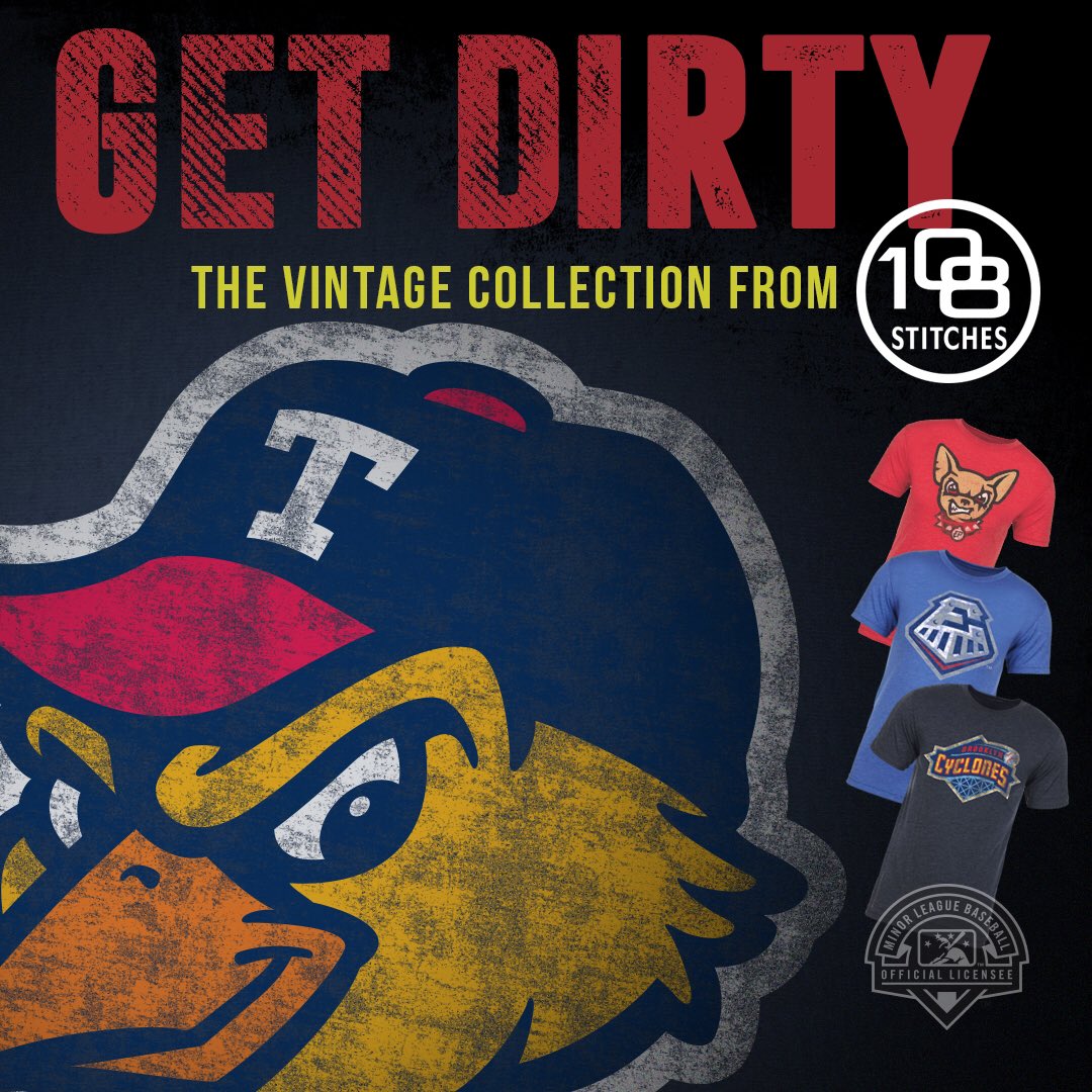 108Stitches's tweet photo. Another one of our classic vintage line, this one belongs to the @mudhens, the AAA affiliate of the @tigers. #milb #itsfuntobeafan https://t.co/xWUHRvSwz1