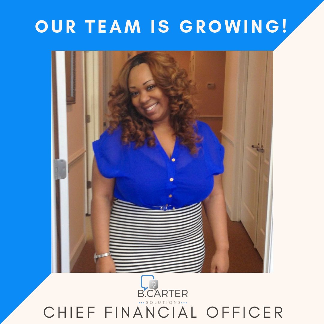 BCSolutions_'s tweet photo. Our Team is GROWING! Please join us in welcoming Courtney Carter Hayes as our Chief Financial Officer! Courtney’s dedication to client success, proactive learning and hard work has paid off in a major way! Please join us in welcoming Courtney! #Bcartersolutions https://t.co/gVzwpbk0B4