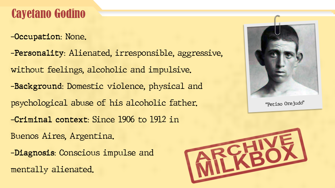 MilkboxInfo's tweet photo. #PsychologyOfCrime🤓🔪 | Cayetano Godino, "The Petiso Orejudo".

Nobody is as innocent as a child or so full of joy, carelessness, kindness and love, but that is not the case of Cayetano Godino, known as "Petiso Orejudo"...

Read more at: https://t.co/bV9Edg3Wd3 https://t.co/JfQnZxvHSm