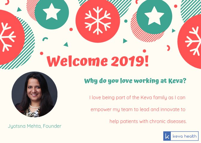 kevahealth's tweet photo. Jyotsna Mehta founded Keva Health a little over a year ago. See what she has to say regarding her team! #newyearmotivation #gratitude #kevahealth https://t.co/Ig1wmLen3A