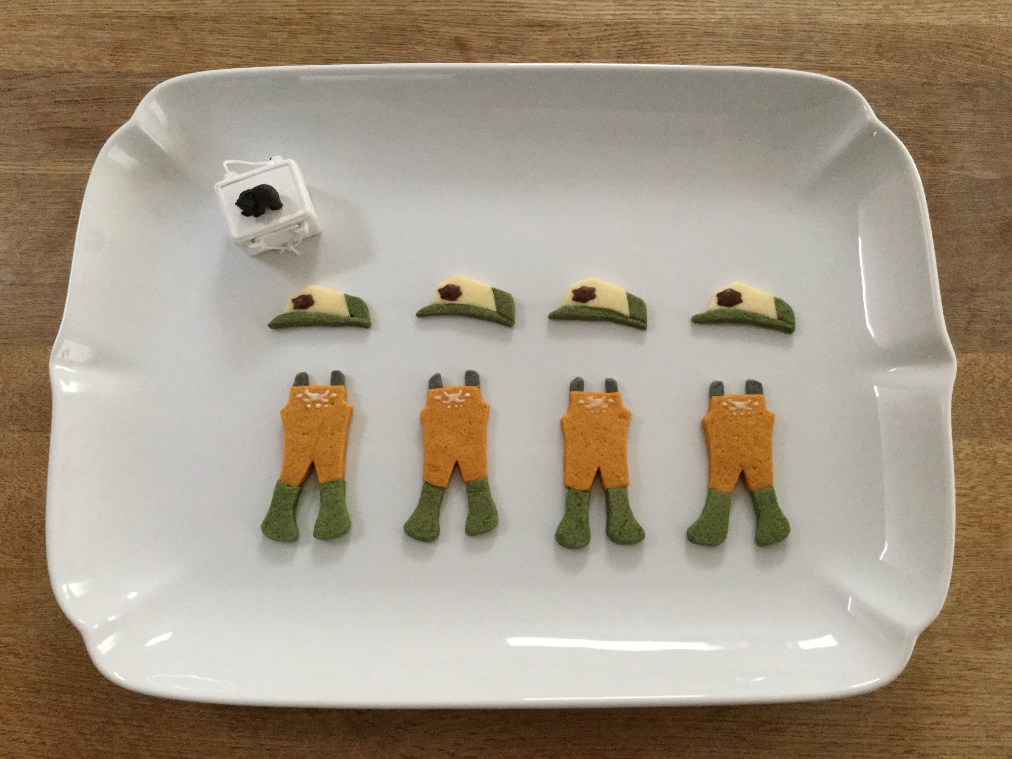 もも M0m0m023 サーモンランモチーフのクッキー作りました スプラトゥーン2 Splatoon2 サーモンラン T Co 18gigubevl Twitter