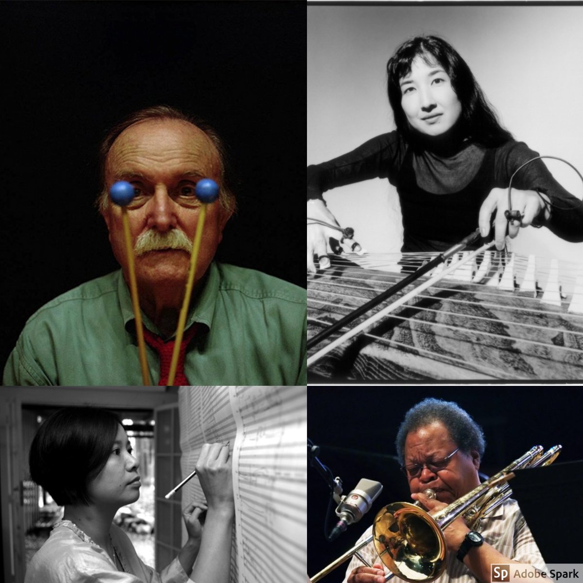 IntContemporary's tweet photo. Meet our guest composition faculty for #EnsembleEvolution! We're excited to welcome Wilfrido Terrazas, Miya Masaoka, George Lewis, and @lizalimcomposer to @banffcentre this summer. Learn more about them here: https://t.co/LNRB3SpS6o https://t.co/HuIA3PEXXj