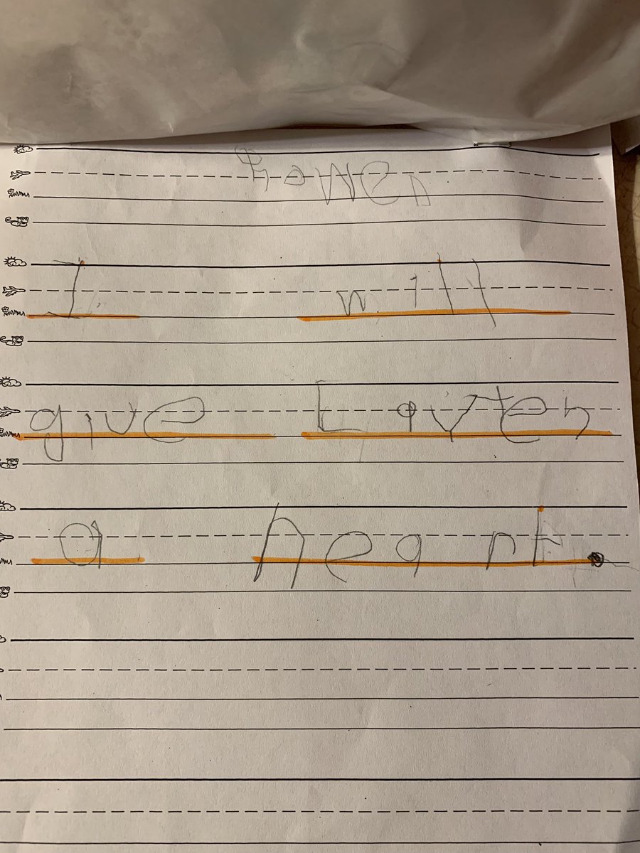 DanPschirer's tweet photo. My 9yo’s best friend at school has cancer and his prognosis isn’t good. This is what Rowen made for him. “I will give Layten a heart.” Needless to say I had dust in my eyes 😭but so proud of my little man. Pls share to give Layten strength! https://t.co/fhpoKA3Efr
