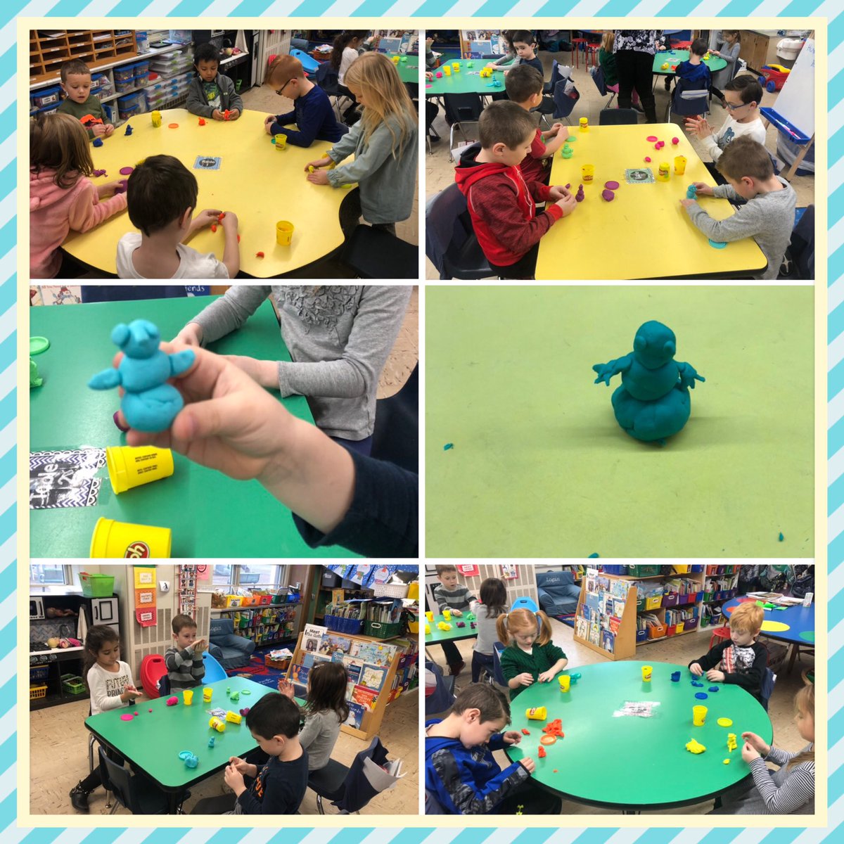 Started out our how to writing unit with building play doh “snowmen” and writing how to build a snowman! <a href="/BayviewESchool/">Bayview Elementary</a>