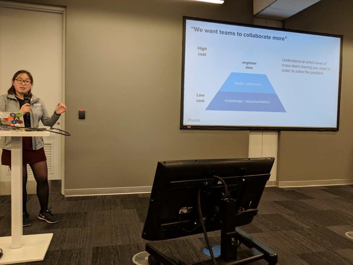 SteveElsewhere's tweet photo. Engineering time is a super costly way to solve a problem - 100% agree @deniseyu21 #devopsto #devops https://t.co/fYnMpPEFdk