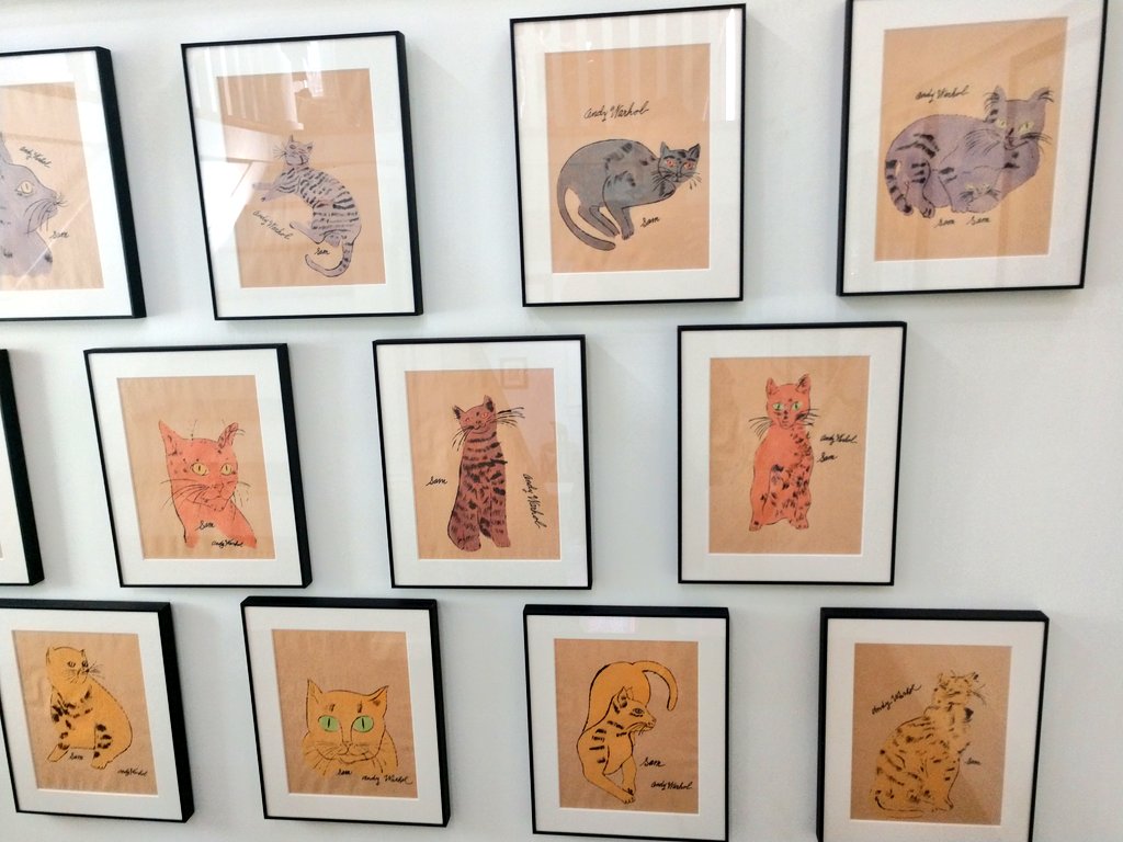 myHillBillyCat's tweet photo. Mom spotted these rare #AndyWorhal prints in a gallery. Not for sale:) https://t.co/u3RPEt5Uo0