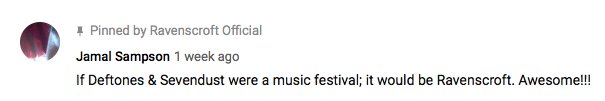 ravenscroftofcl's tweet photo. "If @deftones &amp; @Sevendust were a music festival; it would be Ravenscroft."#Standup https://t.co/dP5pvoT8yN
#FanQuotes #YouTube #ROCKMUSIC https://t.co/PMoPlXZLai