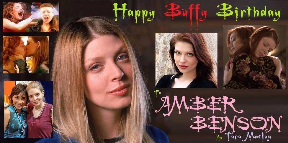 Happy birthday Amber Benson, born January 8, 1977.  