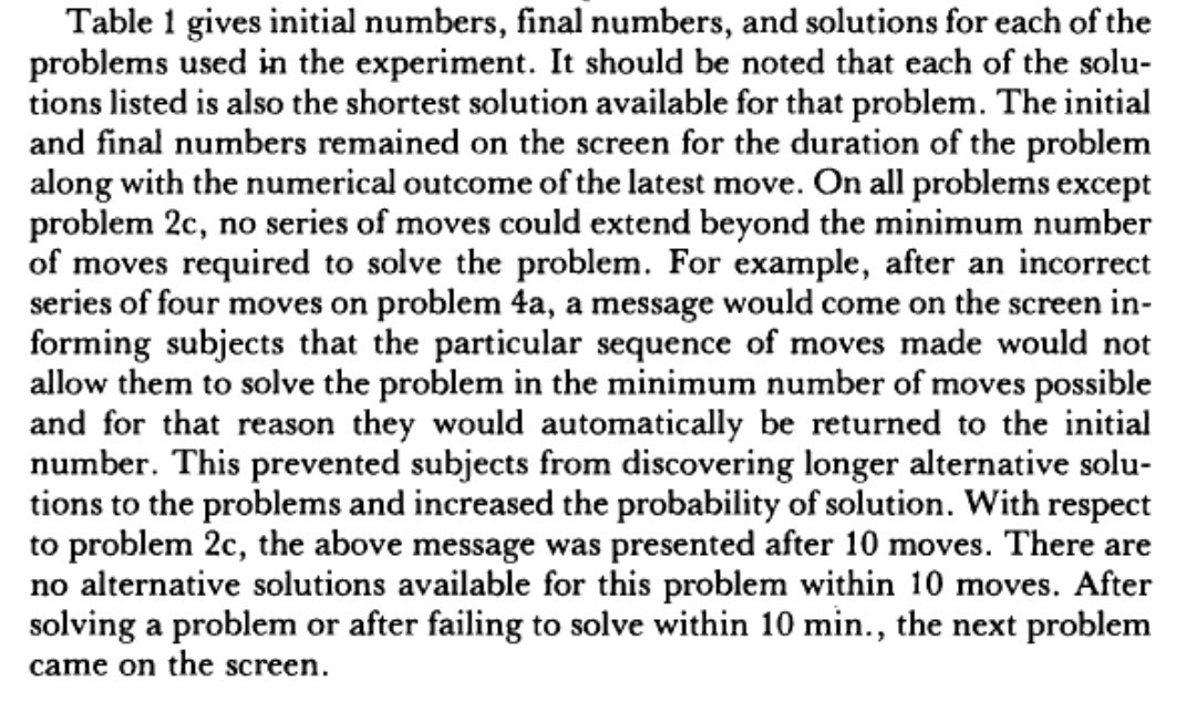 By the way, this seems important as well, the fact that you were not allowed to continue if for say a 4a task you had done 4 moves but done incorrectly....