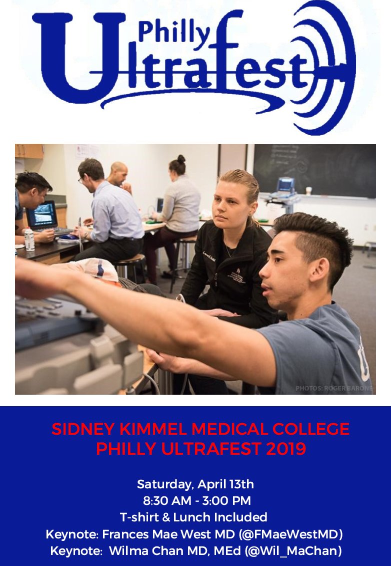 The <a href="/PhillyUltrafest/">PhillyUltrafest</a>⎮Mark your calendar⎮ Keynotes <a href="/FMaeWestMD/">F Mae West, MD MS</a> <a href="/Wil_MaChan/">wilma chan, MD, EdM</a> ⎮#POCUS lollapalooza