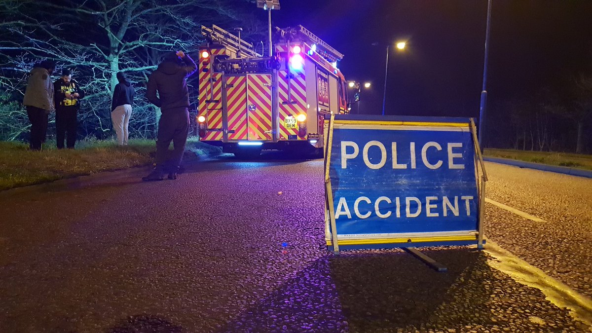 WMFSWestBrom's tweet photo. Just returned from this RTC with @HandsworthFire @ResponseWMP @OFFICIALWMAS where the car has left the road, down an embankment and caught fire 🚒🚓🚑 https://t.co/xvXNdfqPGI
