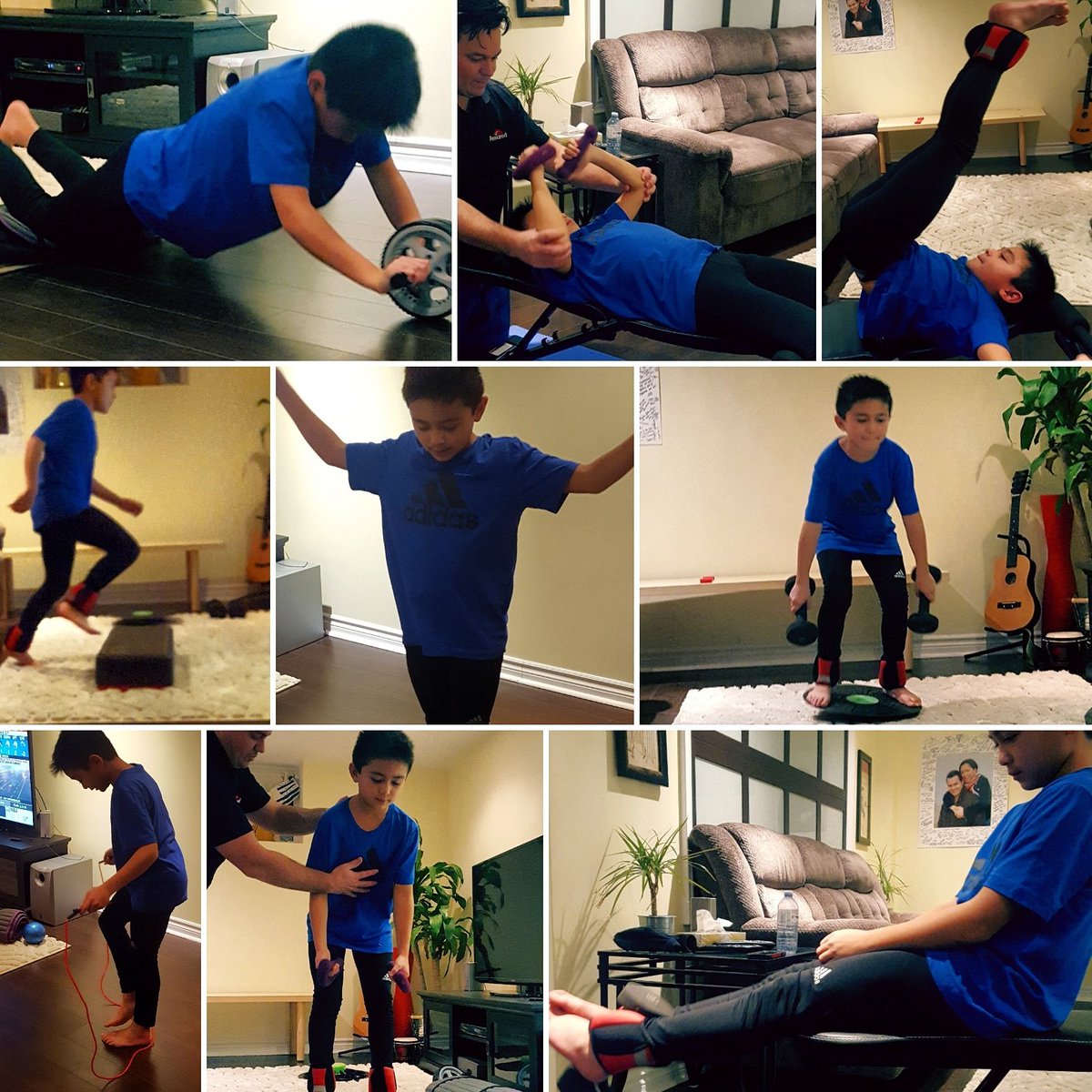 SDibueno's tweet photo. Home training #smallbutmighty💪 #mypapiismytrainer #soccereveryday #stayingfit https://t.co/o6wpwdHzar