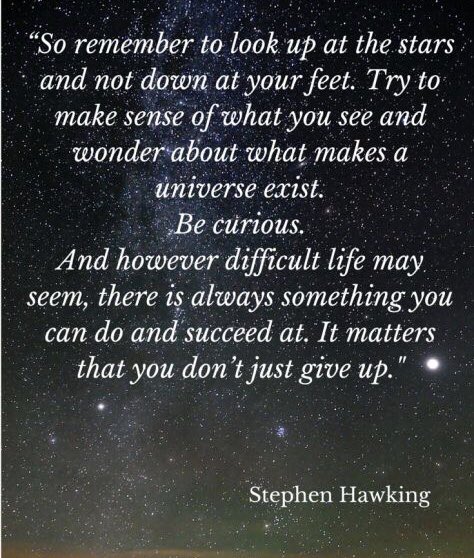 Happy Birthday Stephen Hawking, born January 8, 1942 - 300 years to the day after death. 