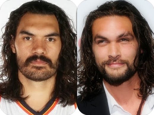 Twitter-এ The Pitch Bender: "Maybe late to the party on this, but anyone ever seen Steven Adams and Jason Momoa in the same room? Thought not. https://t.co/4MT1933T1T" / টুইটার