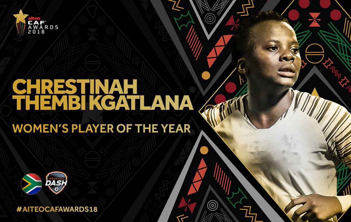 GovernmentZA's tweet image. A BIG congratulations to Banyana Banyana player Thembi Kgatlana and Coach Desiree Ellis  for representing South Africa and winning the  #CAFAwards2018 Women’s Player of the Year and Women’s Coach of the Year!  👏👏👏