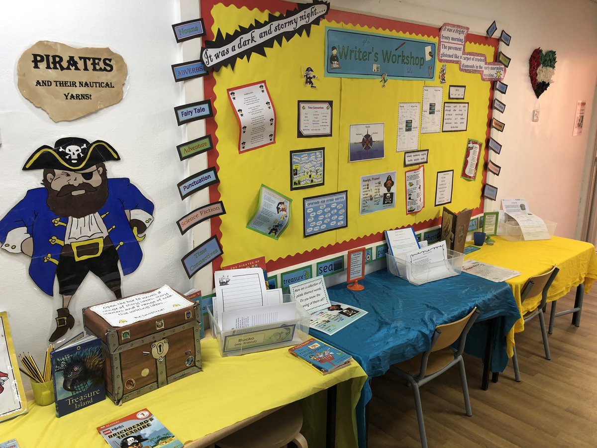 JESSjumeirahYR3's tweet photo. Our Central Area ready for ‘A Pirate Adventure’ and ‘Creative Cavemen’ in Term 2... #JESSJumdisplays https://t.co/1TVvCl20h3