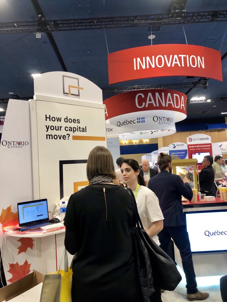 ThreeLeftsInc's tweet photo. Great first day at @CES in Las Vegas! Wonderful to be apart of the Canadian delegation and seeing all the great new tech coming out! #CanadaCES #CES2019 #threelefts https://t.co/YDb7DHwJfL