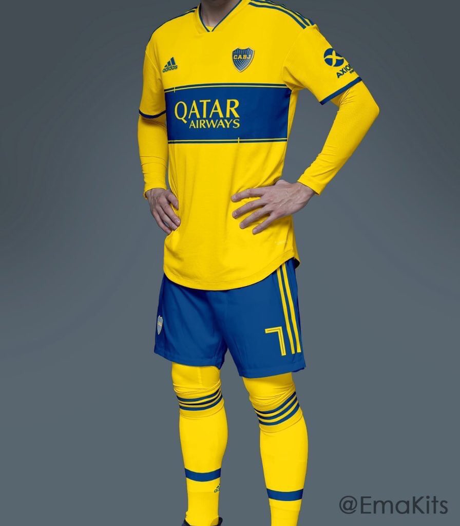 uniforme do boca juniors adidas