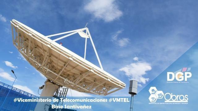 PlanificateDGP's tweet photo. El Telepuerto Satelital de Santivañez se encuentra a 35 kilómetros de la ciudad de Cochabamba, el telepuerto brinda servicios de telefonía, radio, televisión e internet a poblaciones rurales donde se encuentran los telecentros satelitales de ENTEL 👷🛰️🇧🇴#VMTEL #DGP #MOPSV https://t.co/b11dIWsOXD