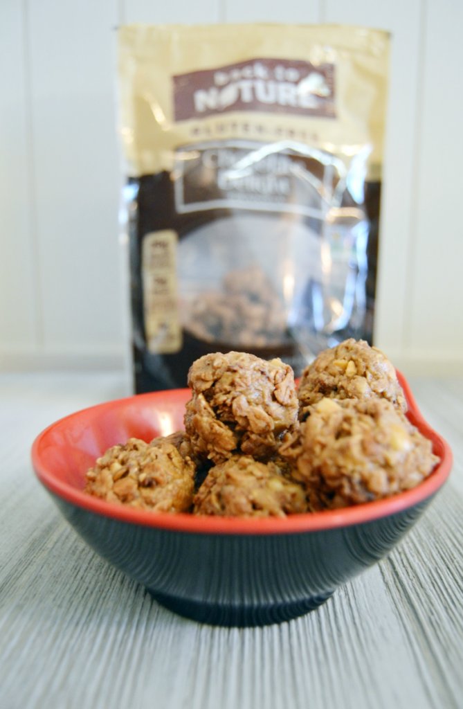AskChefDennis's tweet image. Chocolate Peanut Butter Granola Bites  #SnackHappy #BacktoNature #ad goo.gl/4Ab6A9 via @2kidsandacoupon