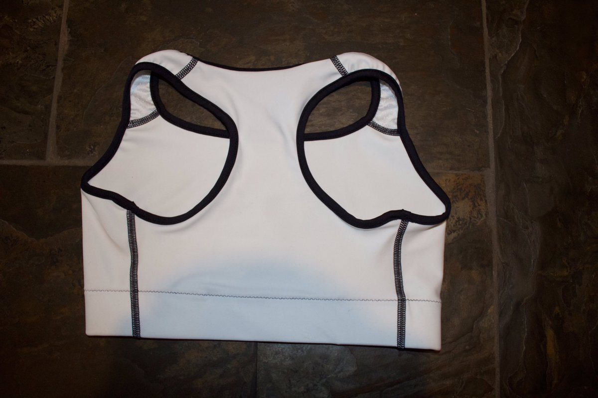 YGL™️ ICE WHITE SPORTS BRA yglclothing.com