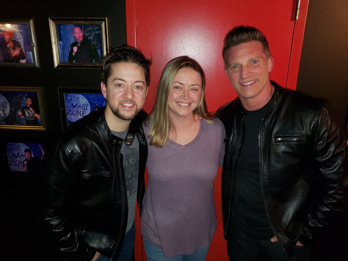 melissalinker01's tweet photo. Always a night full of laughter with @BfordAnderson and @1SteveBurton Thank you guys for coming back to Charlotte and putting on another great show! #stonecoldandthejackal https://t.co/t3JP09DJyr