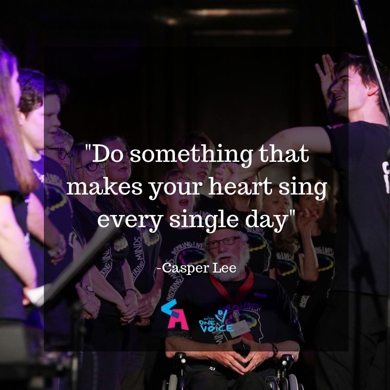 TaniadeJong's tweet photo. "Do something that makes your heart sing every day!" -Casper Lee
#choir #singing #quotes #music #casperlee #heart #joyful #wellbeing #socialinclusion #mentalhealth https://t.co/Q8SsQwDcV0