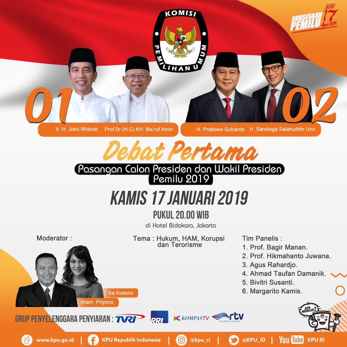 Pemilihan Presiden Dan Wapres Dimulai Sejak Pemilu Tahun - Tentang Tahun