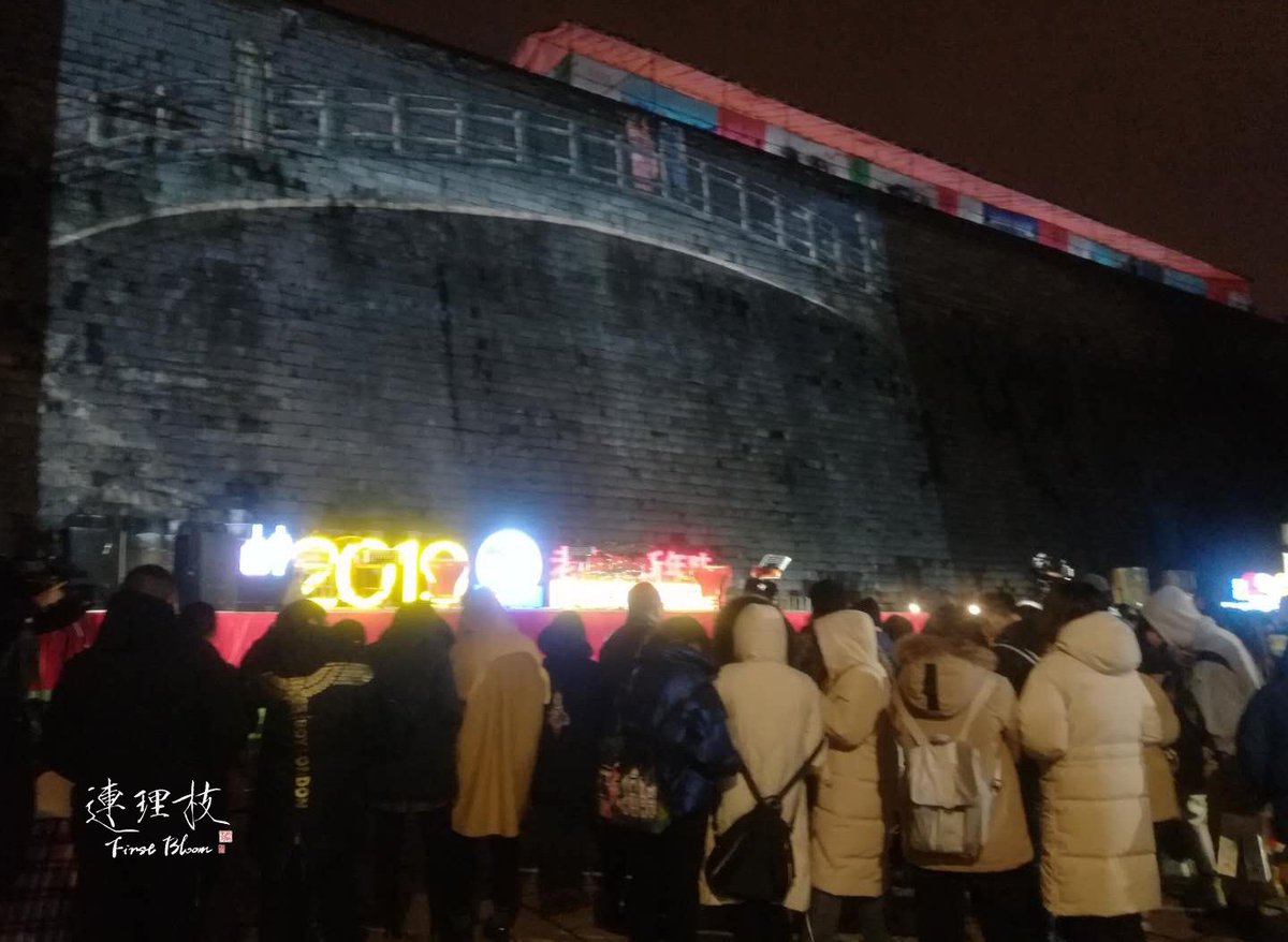 wintersweetanim's tweet photo. First Bloom @wintersweetanim got a huge release on the ancient city wall , Nan Jing, China, there were hugh amount of people! Happy 2019 all friends! https://t.co/nSdTJAouFZ