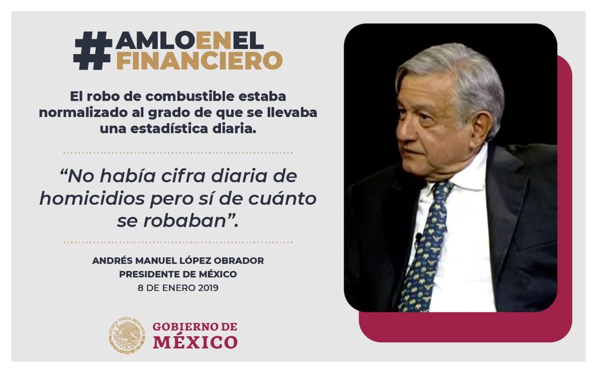 GobiernoMX's tweet photo. #AMLOenElFinanciero | Estamos en una etapa nueva de la vida pública de México.

Cero tolerancia para actos ilícitos ❌ https://t.co/PnbWXToopO