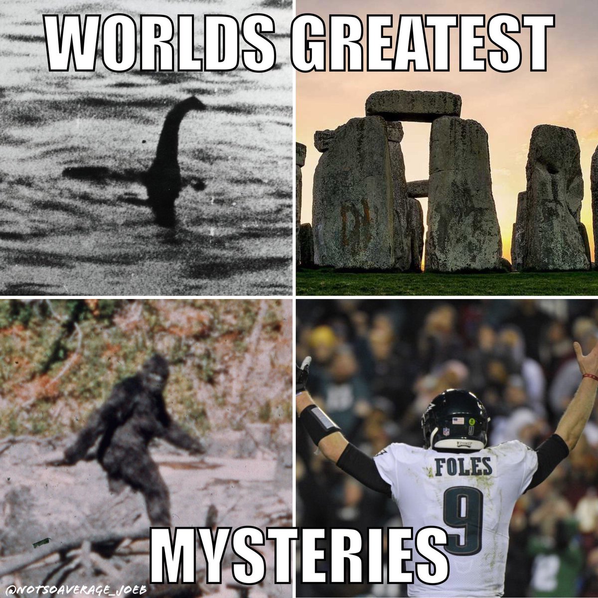 #worlds #greatest #mysteries #NickFoles #FlyEagelsFly #PhiladelphiaEagles #playoffs #NFL #9