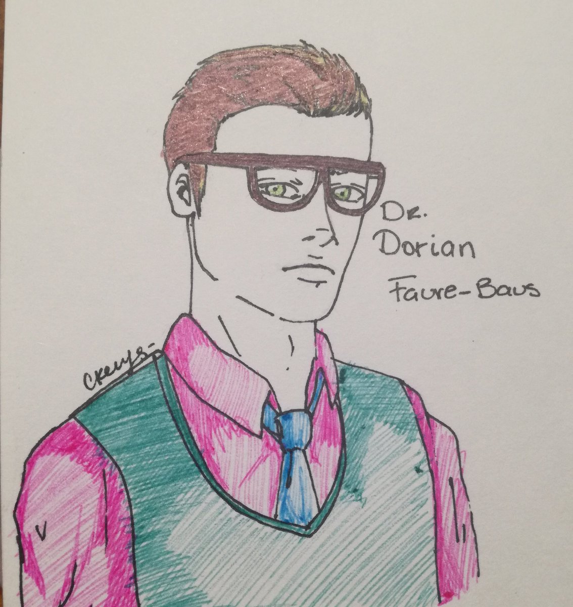 CxwzKeys's tweet photo. After reading #700Allen fic from @SawakoHR I needed to do my baby Dorian with glasses.
😊 He is so beautiful! I need more from that AU!
#DetroitBecomeHuman #dbhAP700 https://t.co/ZmDGffjVzc