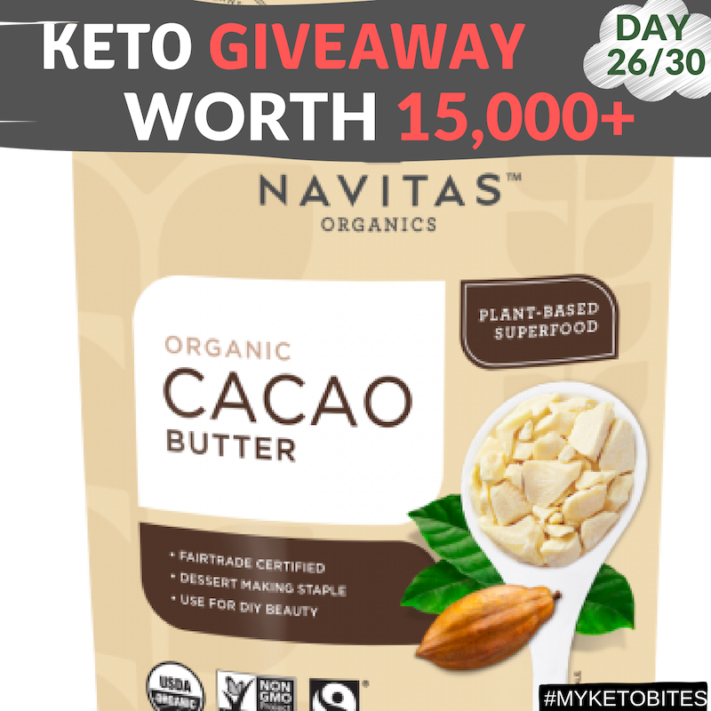 myketobites's tweet photo. 🎁 🎁🎁 Sign-up for the biggest keto giveaway from MyKetoBites here: https://t.co/kCu10iV3yU 🎁🎁🎁

✅ Bake Better with Cacao Butter
#buffbake  #navitasorganics #giveaway #plantbased #chocolate  #getaway #protein #cookies #bake #baked #healthyfood #keto #ketodiet #ketofood #bake https://t.co/RHkbd85Pd5