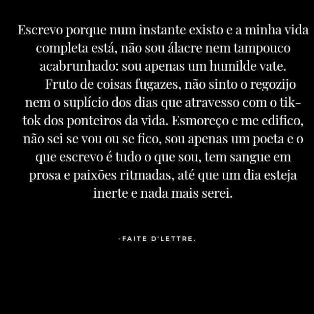 in_conscientee's tweet photo. A minha existência eu ponho nas palavras que escrevo.
#in_consciente #faitedlettre #liberdade #arte https://t.co/e85udQ9Osb